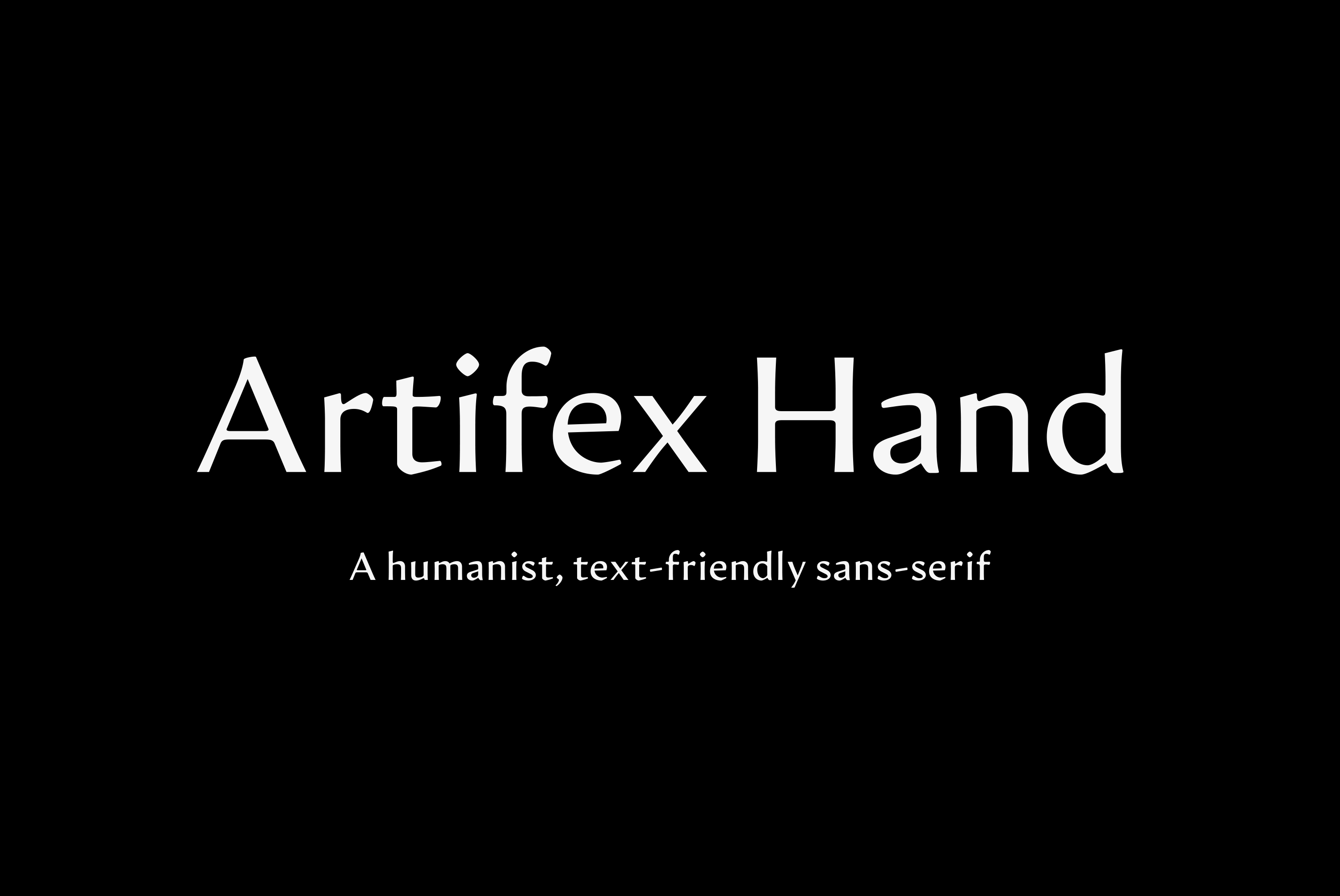 Шрифт Artifex Hand CF