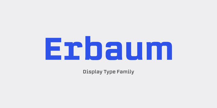 Шрифт Erbaum