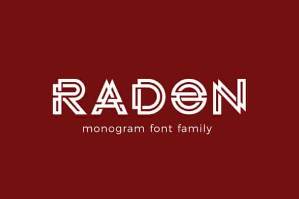 Шрифт Radon