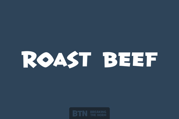 Шрифт Roast Beef BTN