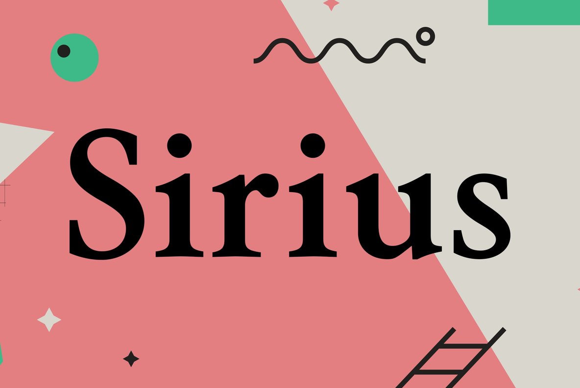 Шрифт Sirius