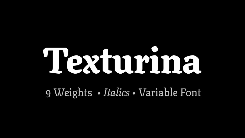 Шрифт Texturina