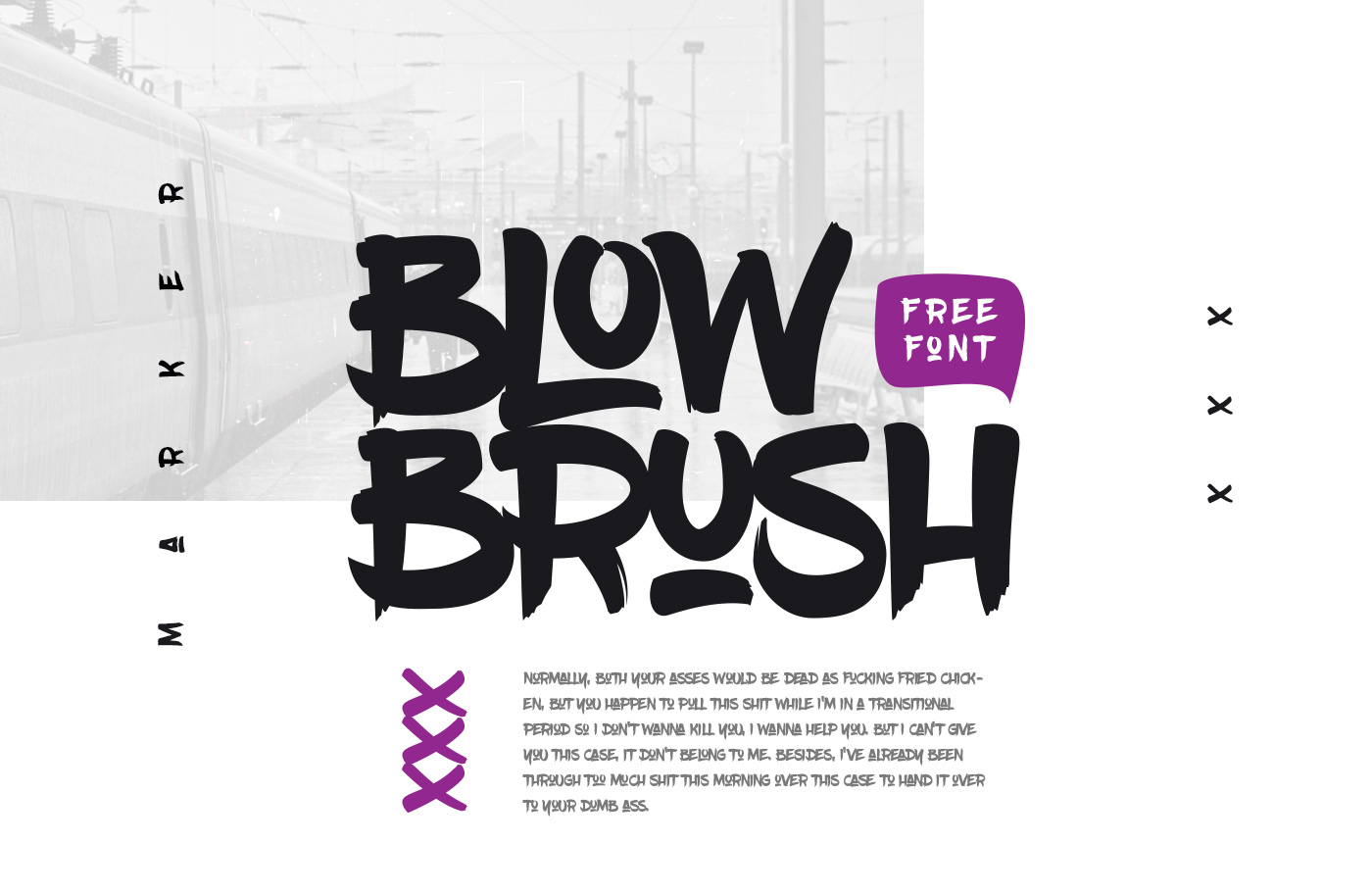 Шрифт Blow Brush