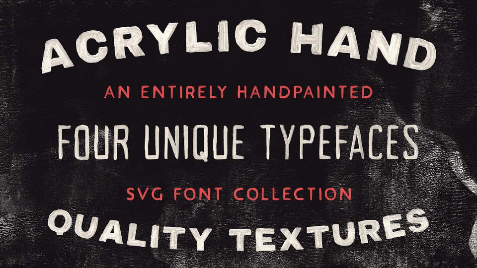 Шрифт Acrylic Hand