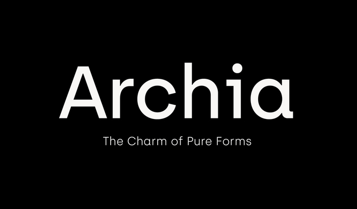 Шрифт Archia