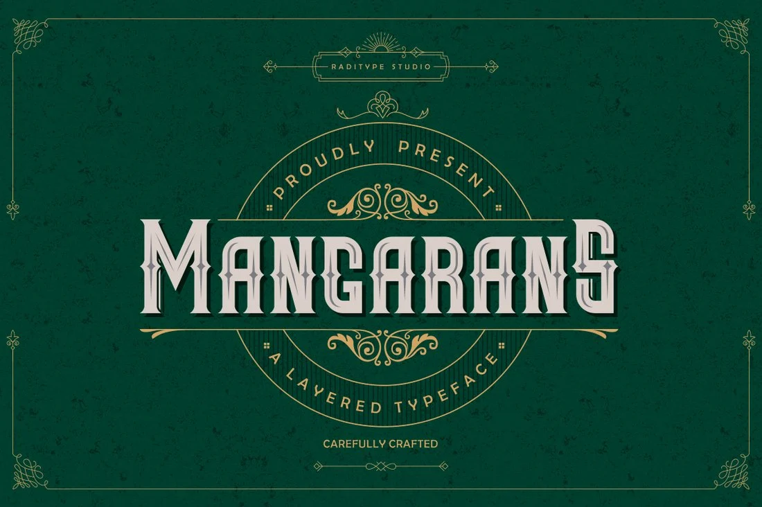 Шрифт Mangarans