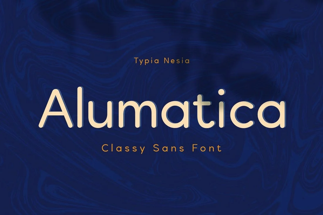 Шрифт Alumatica