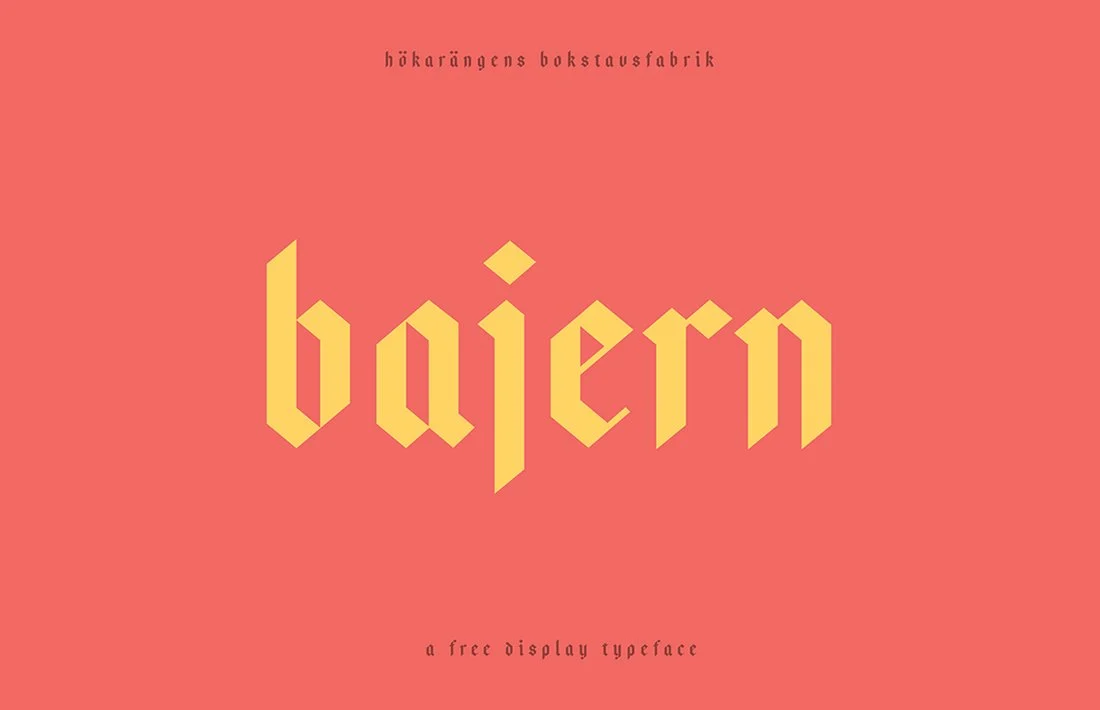 Шрифт Bajern