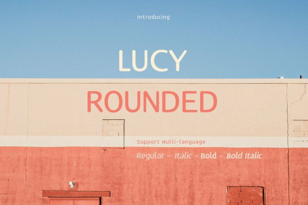 Шрифт Lucy Rounded