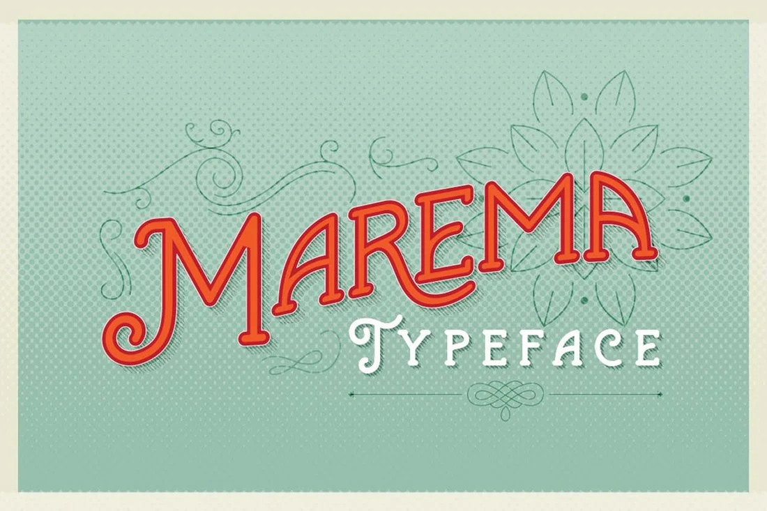 Шрифт Marema