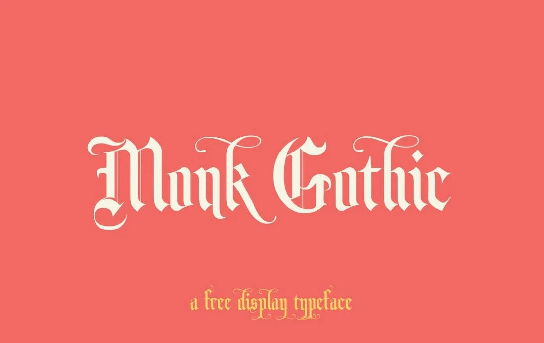 Шрифт Monk Gothic