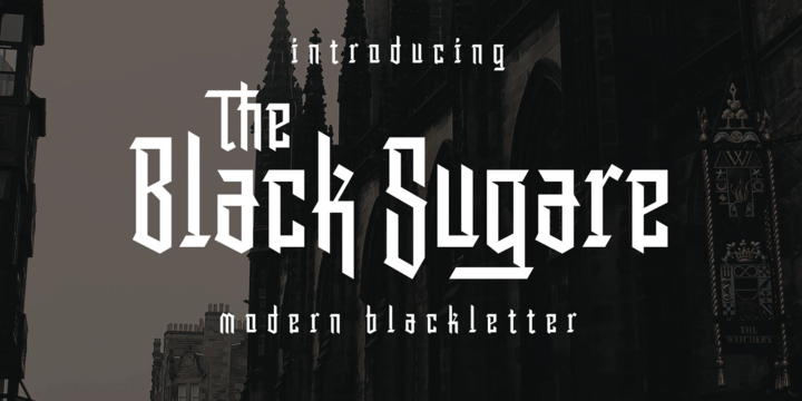 Шрифт The Black Sugare