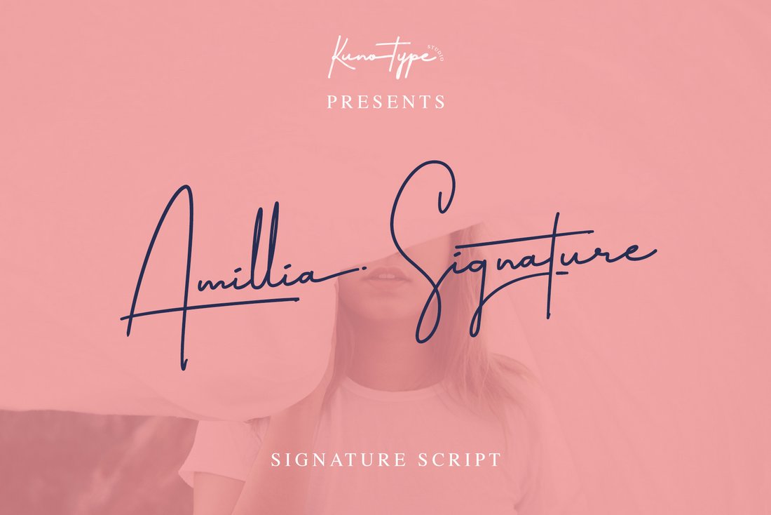 Шрифт Amillia Signature