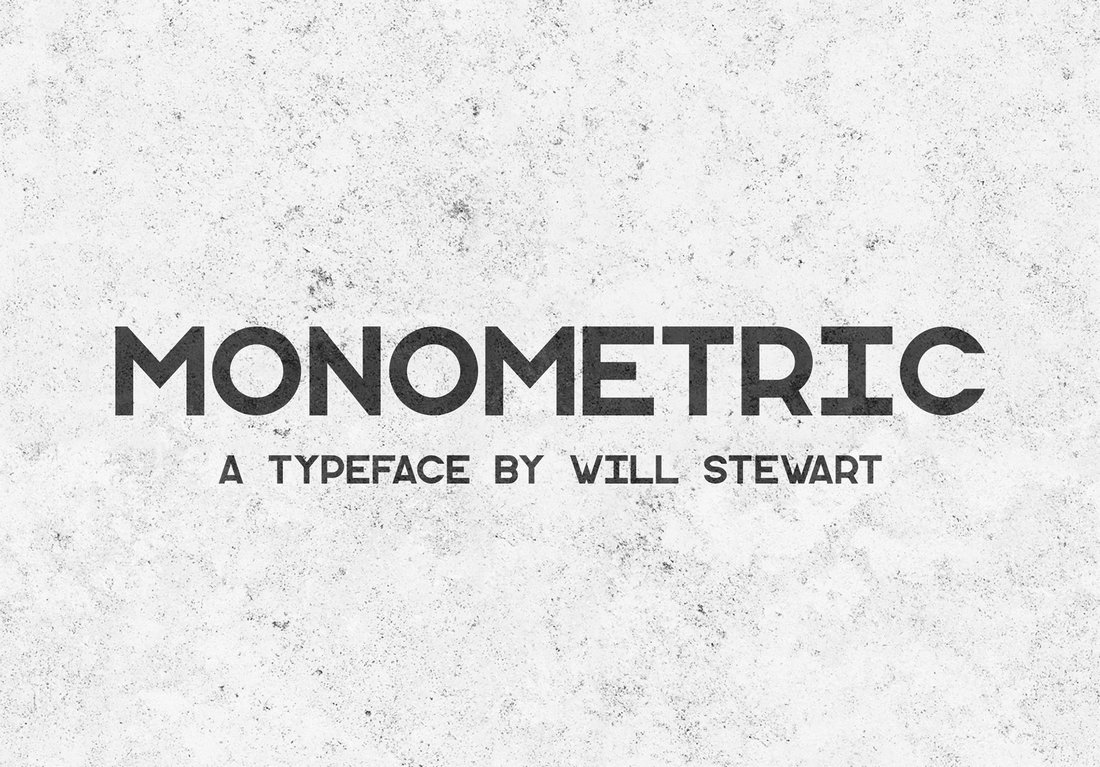 Шрифт Monometric