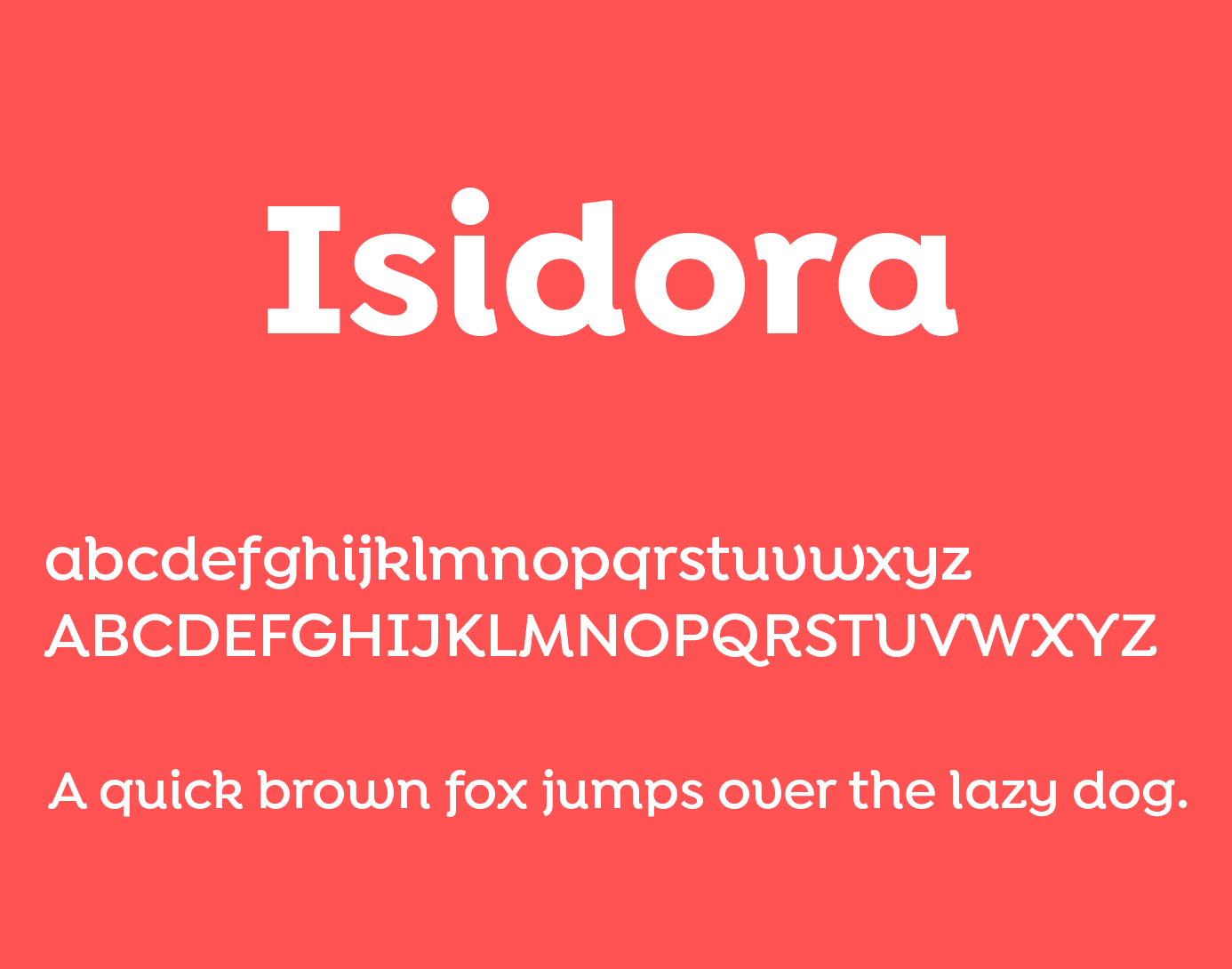 Шрифт Isidora