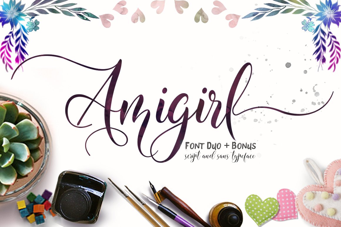 Шрифт Amigirl
