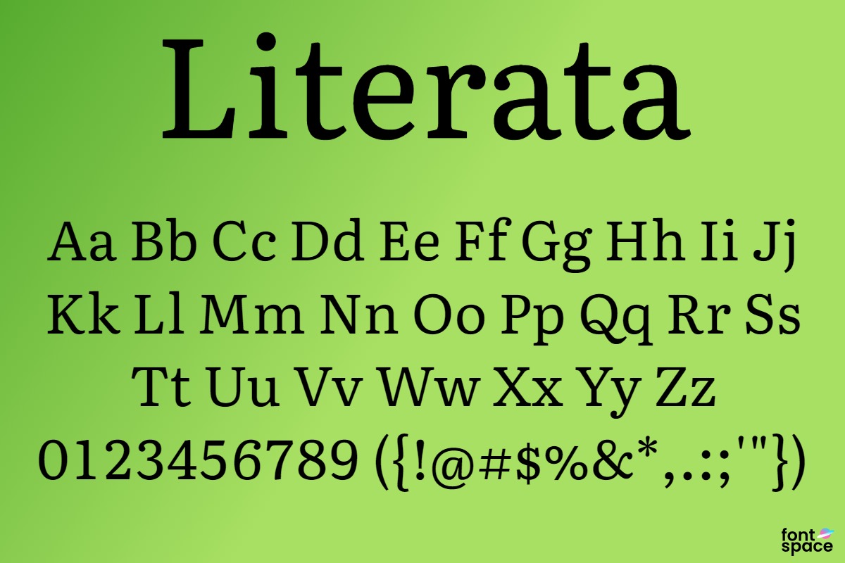 Шрифт Literata