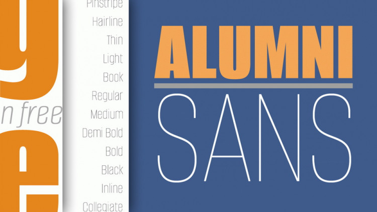 Шрифт Alumni Sans