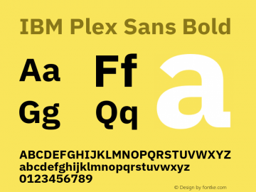 Шрифт IBM Plex Sans Thai