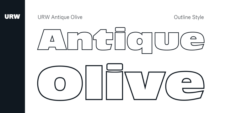 Шрифт Antique Olive