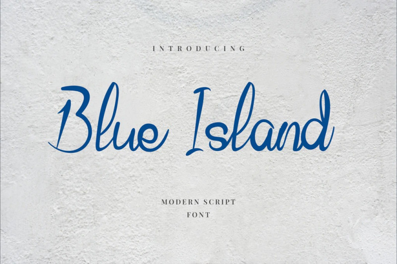 Шрифт Blue Island