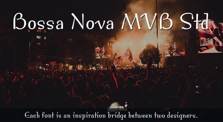 Шрифт Bossa Nova MVB