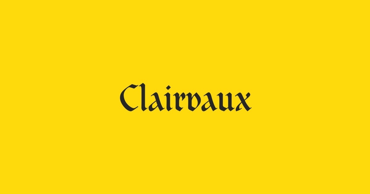 Шрифт Clairvaux