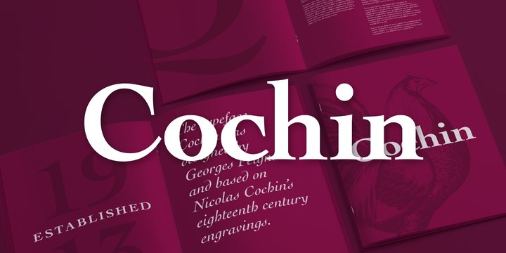Шрифт Cochin