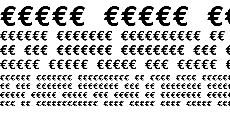 Шрифт Euro Mono