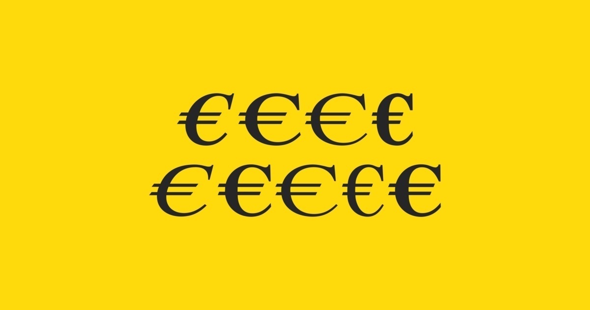 Шрифт Euro Serif
