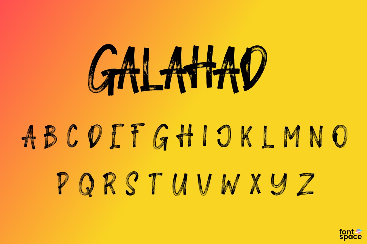 Шрифт Galahad