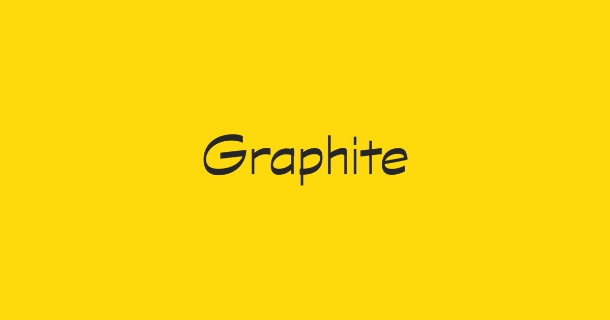 Шрифт Graphite