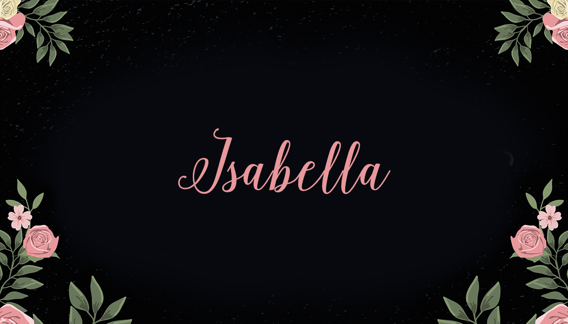 Шрифт Isabella