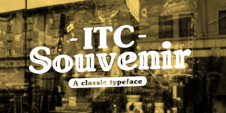 Шрифт ITC Souvenir
