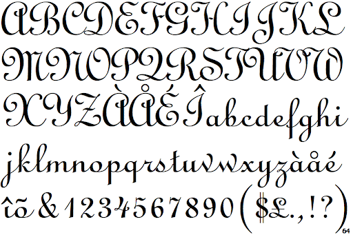 Шрифт LinoScript