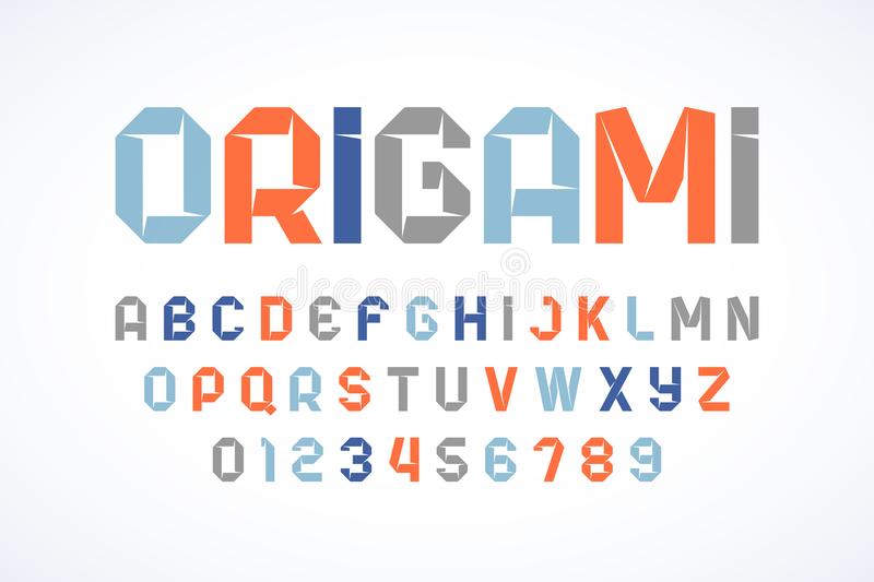 Шрифт Origami