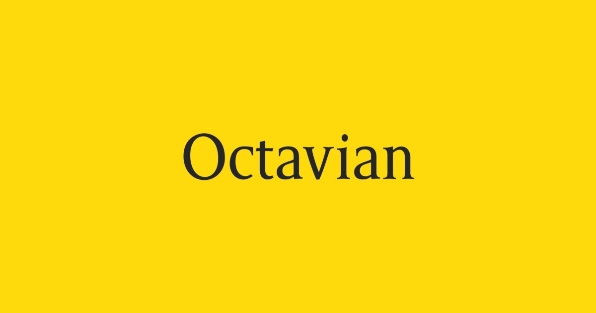 Шрифт Octavian