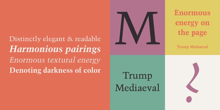 Шрифт Trump Mediaeval