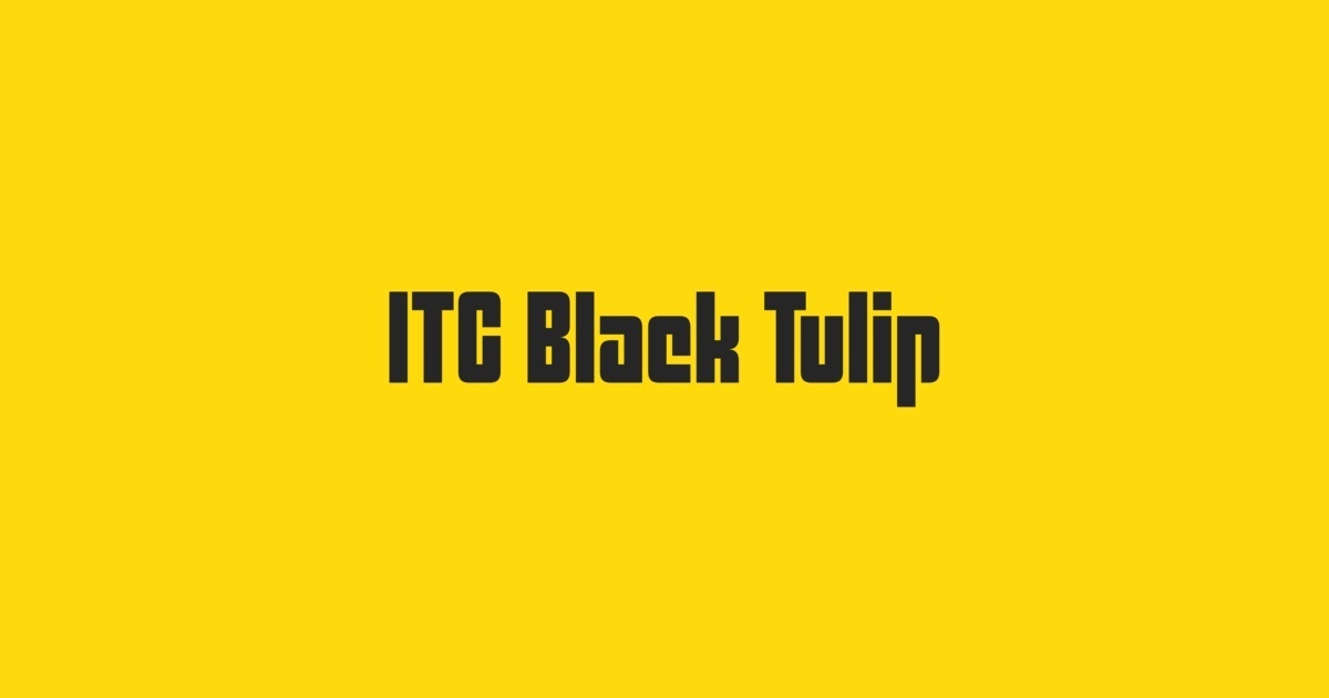 ITC Black Tulip