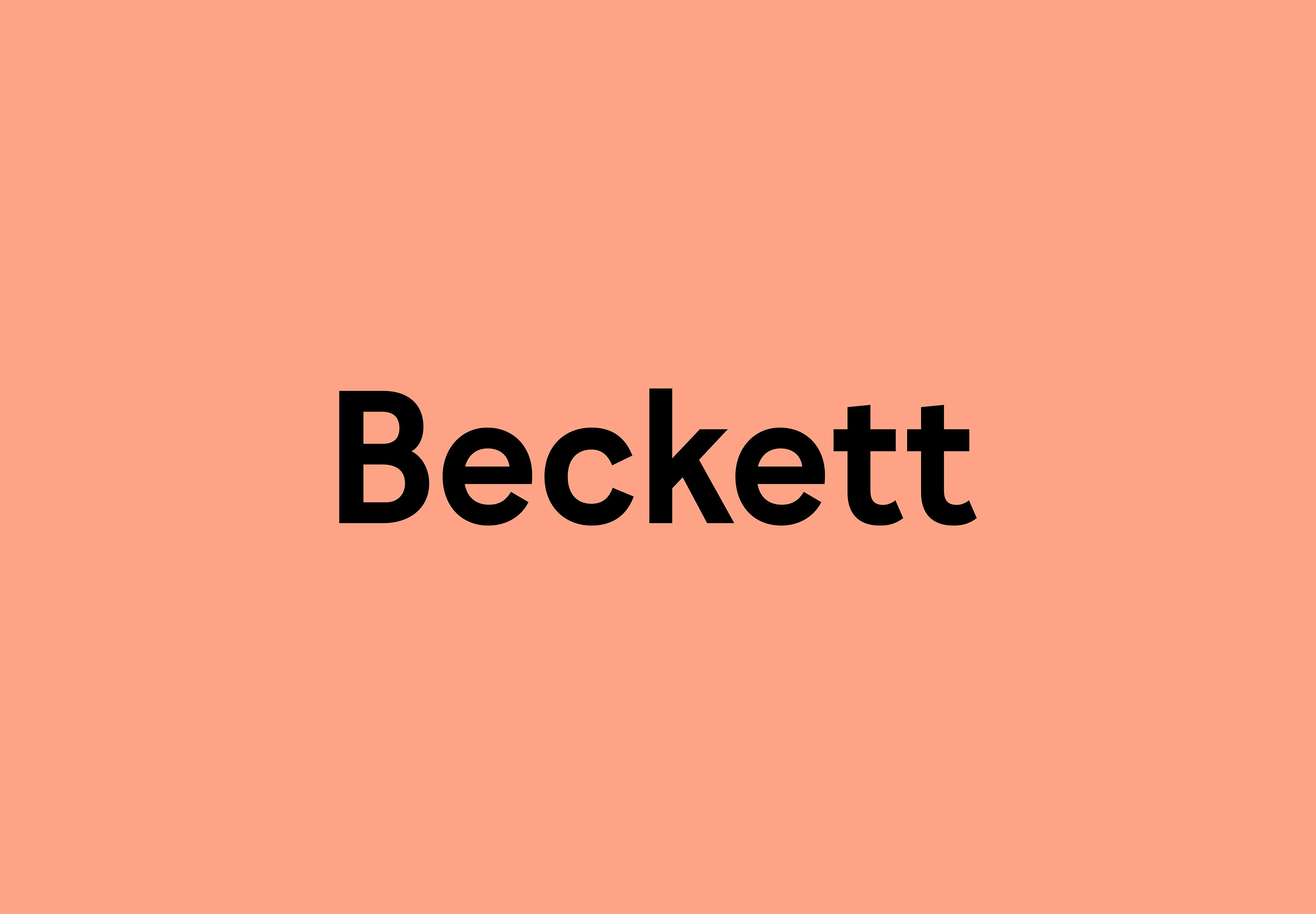 Шрифт Becket