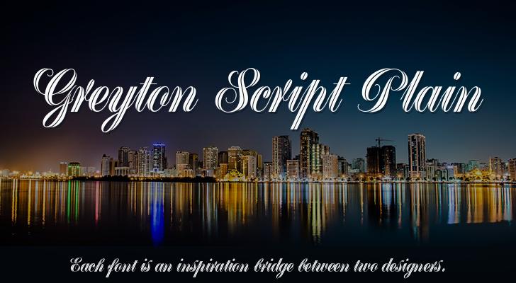 Шрифт Greyton Script