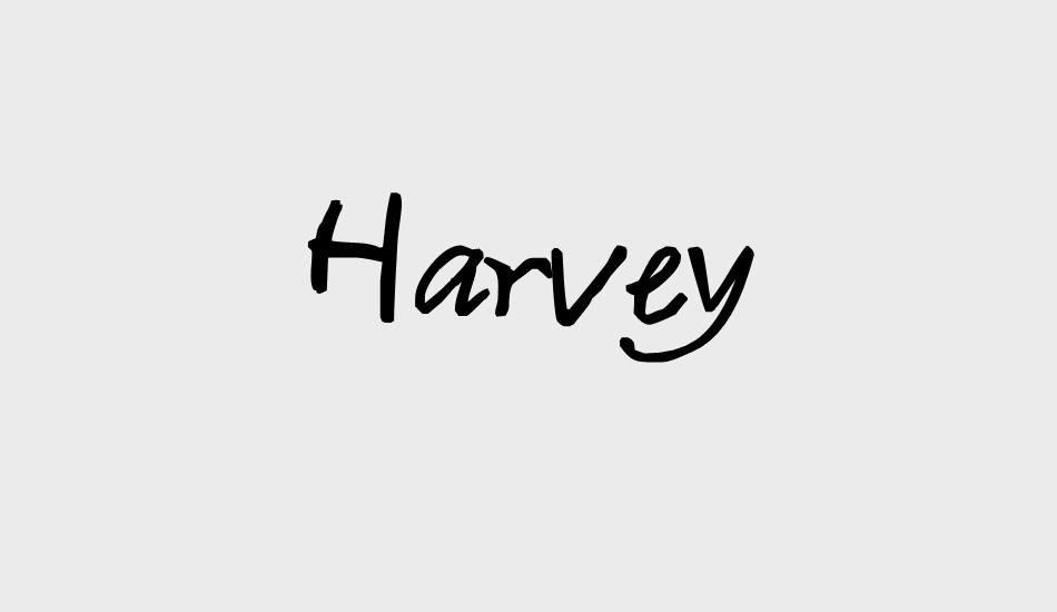 Шрифт Harvey