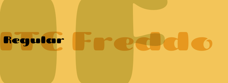 Шрифт Freddo ITC
