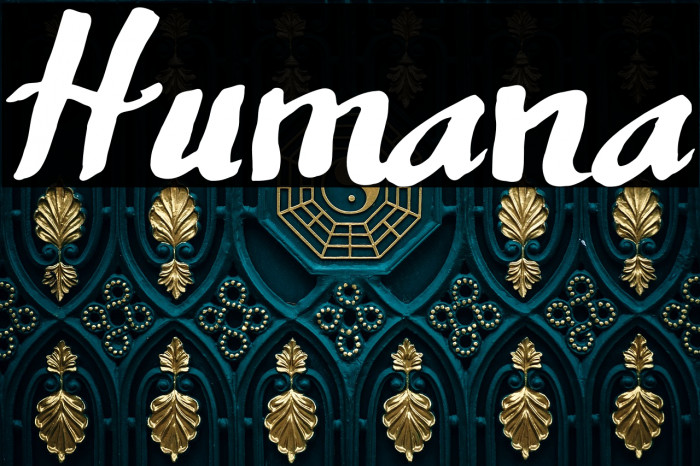 Шрифт Humana