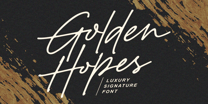 Шрифт Golden Hopes