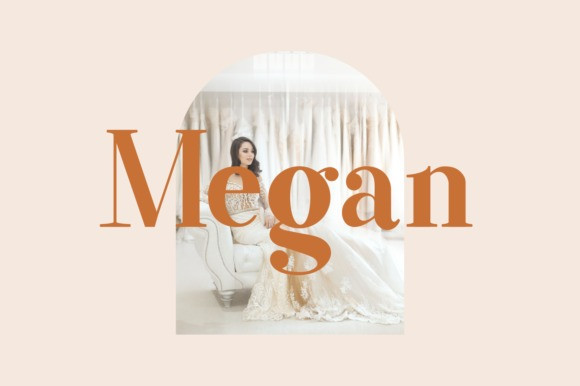 Шрифт Megan