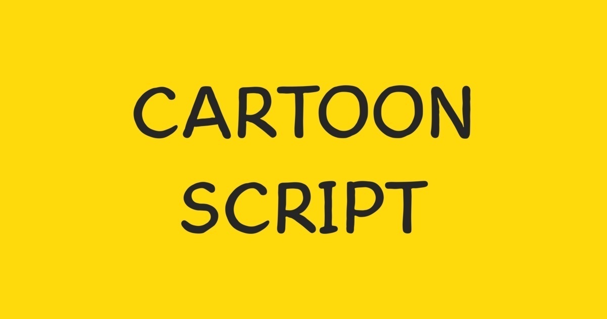 Шрифт Cartoon Script