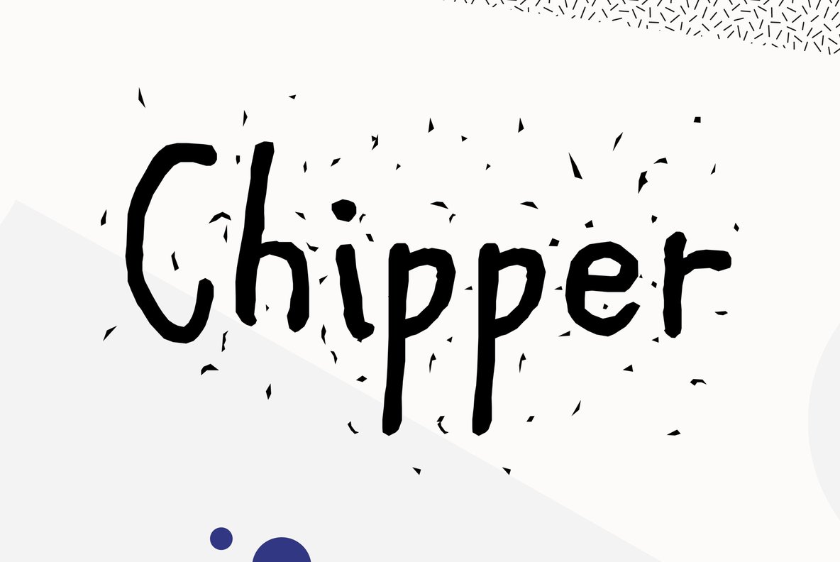 Шрифт Chipper