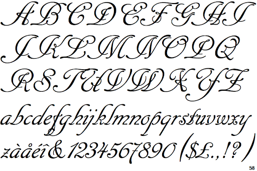 Шрифт Cancellaresca Script