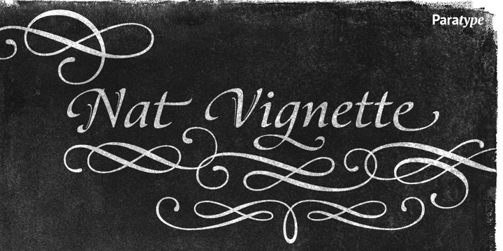 Шрифт Nat Vignette